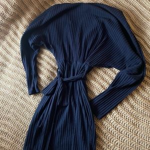 Navy blue cocktail dress